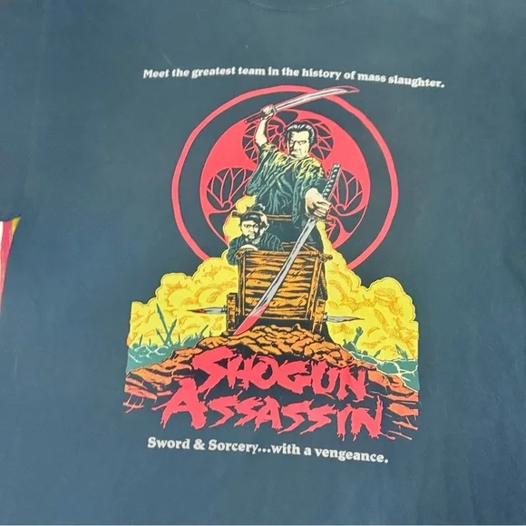 Ultra Rare Wu-Tang x Shogun Assassin T-Shirt – Cult Film Rap Tee - Size Medium
